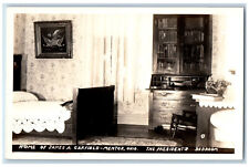 Mentor OH Postcard President's Bedroom James A Garfield Home c1940's RPPC Photo picture