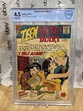 Teen Secret Diary 1 1959 Charlton Comic Pop 1 Highest Graded Cbcs 4.5 Not Cgc picture