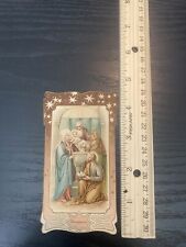 Antique Catholic Prayer Card Religious Collectible 1890's Holy Card. Prayer picture