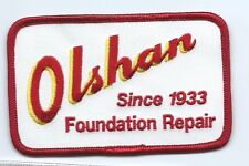 Olshan foundation repair oil well advertising patch 2-1/2 X 4 #3303 picture