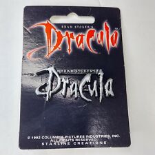 Vintage 1992 Bram Stoker's Dracula Title Pin Vampire Horror Starline Creations picture