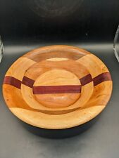 Beautiful Handmade Multi Wood Wooden Bowl ,9.5