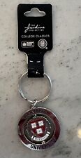 Harvard University Seal Round Spinning Key Chain *New* picture