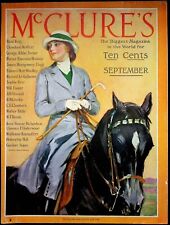 Clarence Underwood COVER ONLY McClure's Magazine Sept 1900s Lady Riding Horse picture