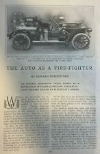 1908 Automobile As A Fire Truck Fire Fighting illustrated picture