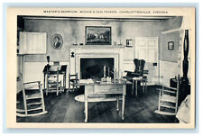 c1940s Master's Bedroom Michie's Old Tavern Charlottesville Virginia VA Postcard picture