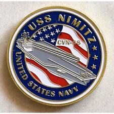 US NAVY - USS NIMITZ CVN-68 Challenge Coin picture