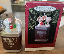 Hallmark Ornament 1993 Warm and Special Friends Hershey's Cocoa Mice Mouse picture