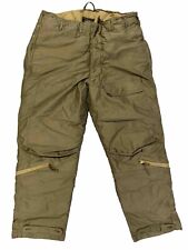 Vintage Military Type-A-8 Winter Trousers Lined Green Air Force US Army Size 42 picture
