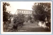 1930s RPPC ST THOMAS GOVERNMENT HOUSE US VIRGIN ISLANDS CARIBBEAN PHOTO POSTCARD picture