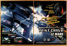 Test Drive Le Mans Racing Infogrames 2 Page Video Game Print Ads Poster Art 2000 picture