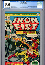 Iron Fist #1 (1975) Marvel CGC 9.4 OW/White Chris Claremont picture