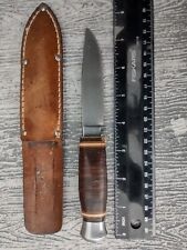 VTG 7.25” GERMAN BOHLIN SOLINGEN HUNTING KNIFE Wood Handle picture