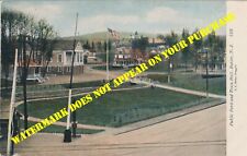 Butler NJ NYS&W railroad crossing at public park and town hall DB PM 8/12/1908 picture