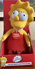 2013 Simpsons 8” Lisa Simpson W/ Sound Collectible Plush 25 Years New With Flaw picture