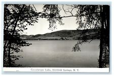 c1940's Canadarago Lake Richfield Springs New York NY RPPC Photo Postcard picture