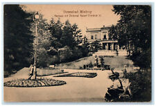 1910 Sea Resort of Misdroy Karhaus Kaiser Friedrich III Statue Poland Postcard picture