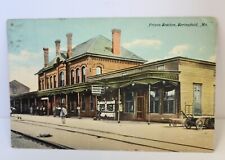 Antique Postcard Fred Harvey Frisco Station Railroad Depot Springfield MO 1913 picture