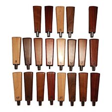 Lot Of 21 Wood Beer Tap Handles Custom Numbered 1-24 Missing #1,2,7 ManCave Bar  picture