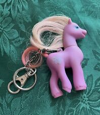 1998 My Little Pony Key Fob Key Chain Sparkle Eyes Flowers Vintage picture