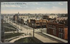 Postcard Bird's Eye View Willmar Minnesota Buildings Street picture