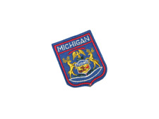 Vintage Voyager Michigan State Seal Blue Cloth (1) New Less Packaging picture