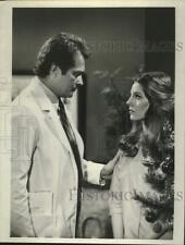 Press Photo Actor Brett Halsey with Actress in show scene - sap27343 picture
