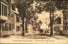 Plymouth Massachusetts MA Street Scene Albertype c1910s Postcard picture