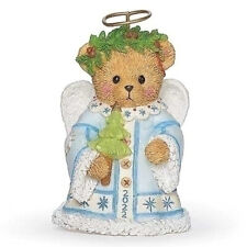 Cherished Teddies 2022 Dated Annual Angel Bear Bell Christmas Ornament 135571 picture