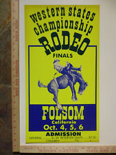 Western States Championship Finals Rodeo Folsom California 1960s/70s picture