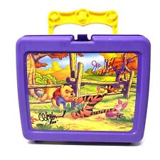 Vintage Winnie the Pooh Lunch Box Thermo Authopgrah Clint Howard Jon Walmsley picture