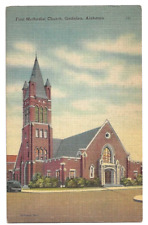 Gadsden Alabama c1940's First Methodist Church picture
