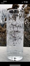 Set of 4 Jack Daniels Old No 7 Brand Etched Snowflake Glasses NEW picture