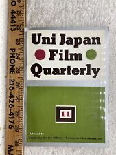 1961 Uni Japan Film Quarterly Diffusion Japanese Films Abroad Magazine Vintage picture