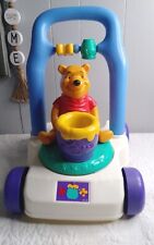 Vintage 1990s Mattel Spinning Winnie The Pooh Baby Toddler Walker Toy #14877 picture
