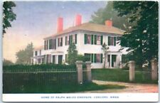 Postcard - Home Of Ralph Wald Emerson - Concord, Massachusetts picture