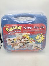 Pokemon Roseart Activity Fun Kit Pikachu Set Over 50 Pieces New Sealed Vintage picture