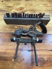 Antique STANLEY No. 45 Sweetheart Combination Plane w/ 14 Cutters picture