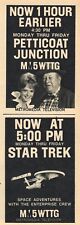 1972 WTTG TV AD ~ STAR TREK & PETTICOAT JUNCTION JUNE LOCKHART & EDGAR BUCHANAN picture