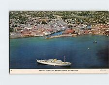Postcard Aerial View of Bridgetown Barbados picture