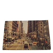 Postcard State Street Downtown Chicago Illinois Chrome Unposted picture