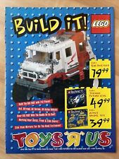 1997 Lego Toys R Us print ad Big Foot 4 x 4 Toy advertisement paper photo ads picture