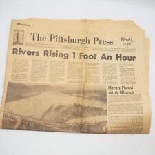 Newspaper Pittsburgh Press Rivers Flood June 23 1972 picture