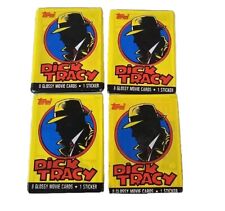 1990 Topps Vinatge Dick Tracey NOS 4 Packs Read Discription  picture
