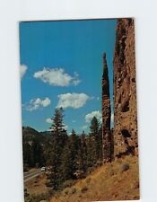 Postcard Chimney Rock, Cody Road to Yellowstone National Park, Wyoming, USA picture