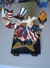 4TH OF JULY DECORATIVE UNCLE SAM AND GUEST CELEBRATING picture