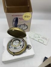 Mr. Christmas Animated Train Pocket Watch Clock Cracker Barrel picture