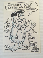 Scott Shaw incredible sketch of Fred Flintstone picture
