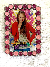 2009 Disney Pin Disney Channel's Hannah Montana Miley Cyrus Pink Frame picture