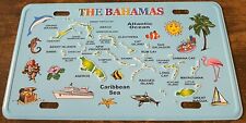 The Bahamas Booster License Plate Islands Grand Bahama Abaco Andros Samana Cay picture